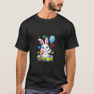 Autism Bunny Eggs Autism Awareness Easter Da T-Shirt