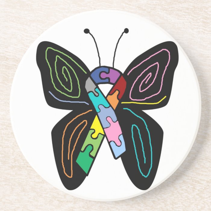 Autism Butterfly  coaster