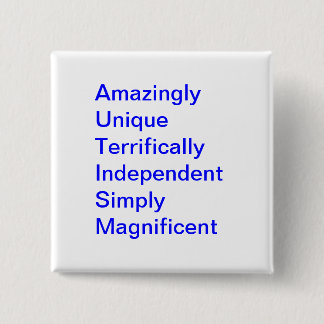 Autism Button - Square