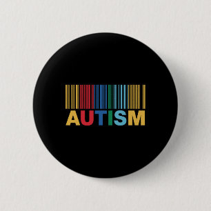 Autism Byrcode Awareness Inclusion Artwork Button