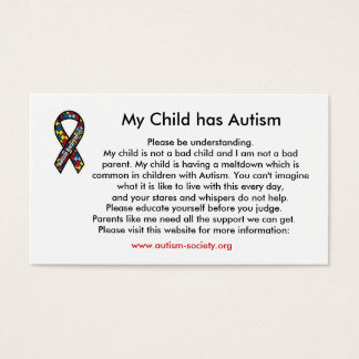 Autism cards