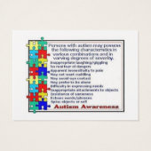Autism Cards (Back)