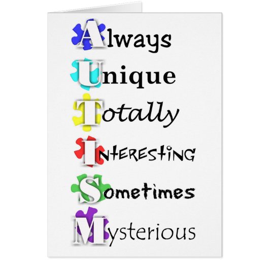 autism cards (Front)