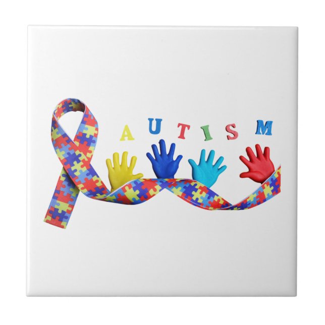 Autism Ceramic Tile (Front)