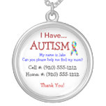 Autism Child&#39;s Id Necklace (fully Changeble Text) at Zazzle