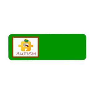 Autism Christmas Label