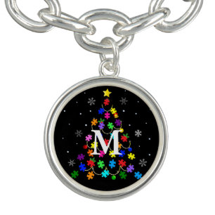 Autism Christmas Tree Bracelet