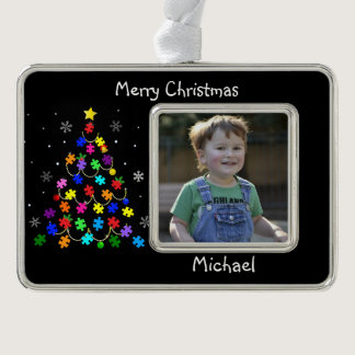 Autism Christmas Tree Christmas Ornament