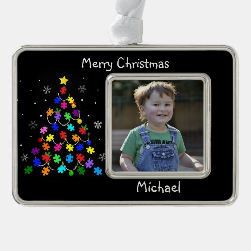 Autism Christmas Tree Christmas Ornament