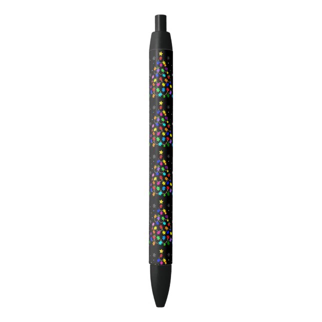 Autism Christmas Tree Pen (Front Vertical)