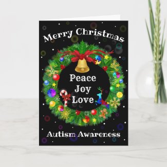 Autism Christmas Wreath