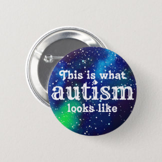 Autism Customizable Galaxy Identity Button