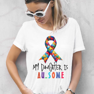 Autism Dad  Autistic daughter T-Shirt