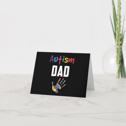 Autism Dad Fathers Day Card