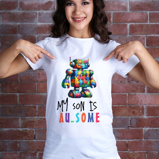 Autism Dad / Mom | Autistic Son T-Shirt (Creator Uploaded)