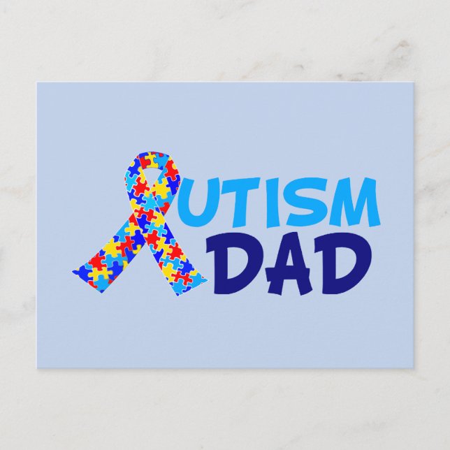 Autism Dad Postcard (Front)