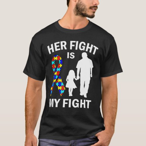 Autism Dad Shirt _ Autism Dad And Daughter
