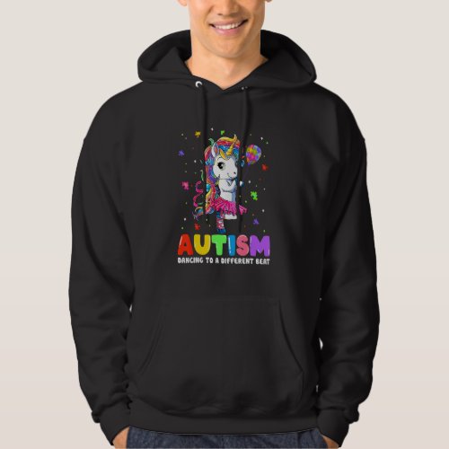 Autism Dancing To Be A Different Beat Ballet Dance Hoodie