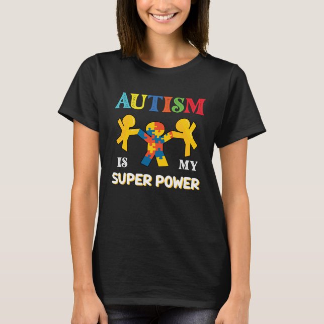 autism day awareness autistic love puzzle kids pro T-Shirt (Front)