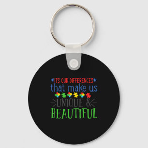 Autism Differences Autism Awareness Autism Speaks Keychain