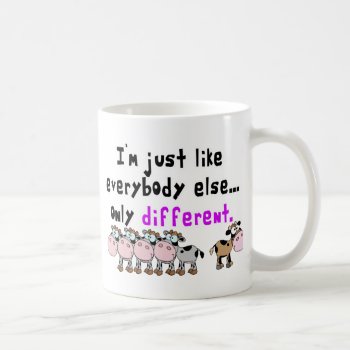 Autism Different Coffee Mug by UTeezSF at Zazzle