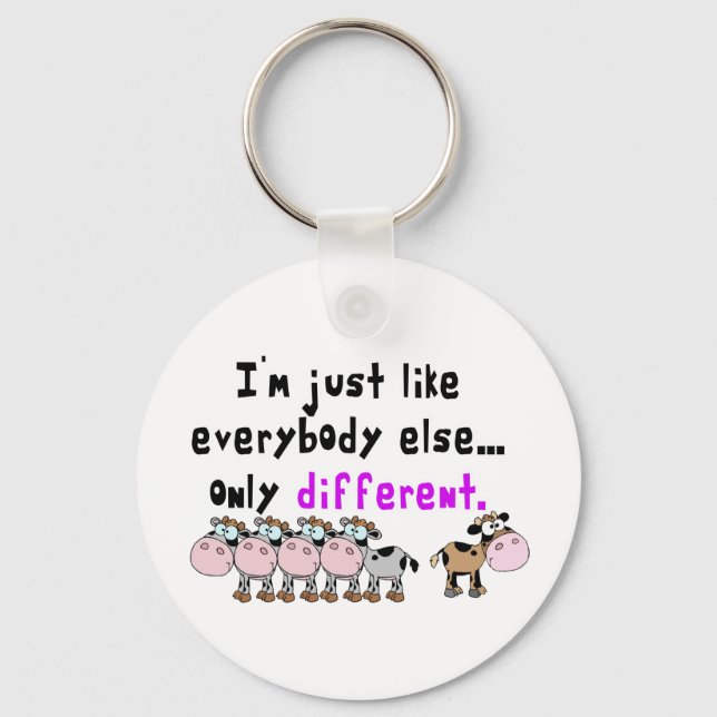 Autism Different Keychain (Front)