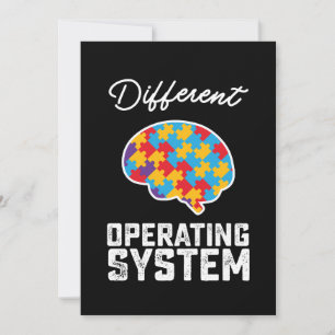 Autism Different Operating System Neurodiversity Invitation