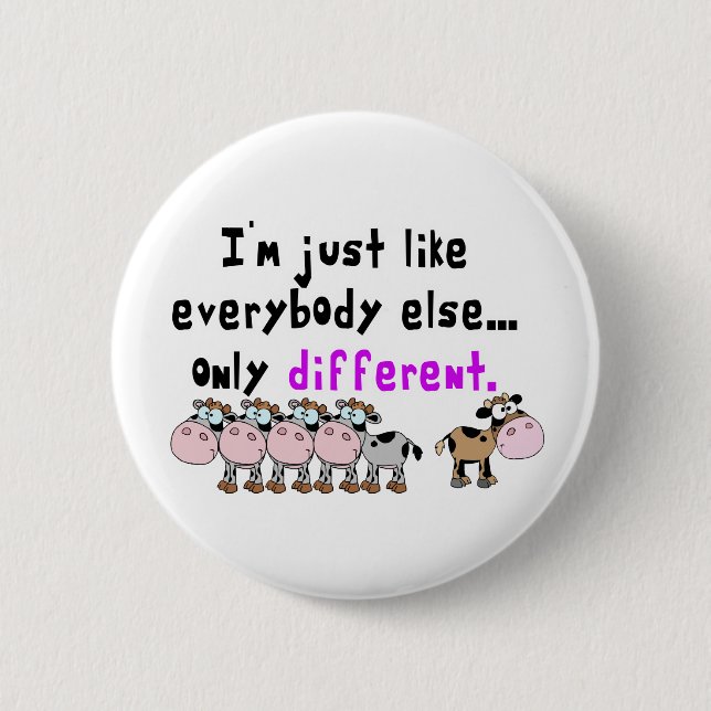 Autism Different Pinback Button (Front)