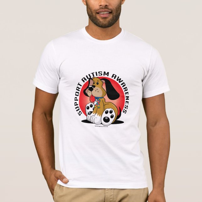 Autism Dog T-Shirt (Front)