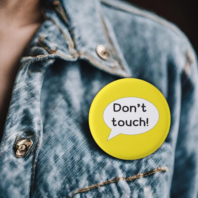 Autism don't touch personal Space Aspergers  Button (Creator Uploaded)