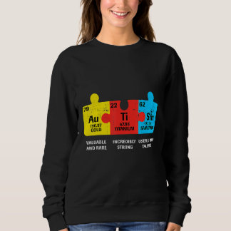 Autism Elements Periodic Table Awareness Asd Men W Sweatshirt