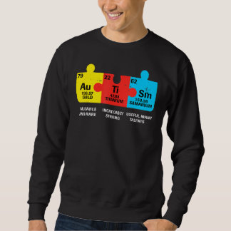 Autism Elements Periodic Table Awareness ASD Men W Sweatshirt