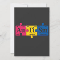 Autism Elements Periodic Table Awareness Chemistry