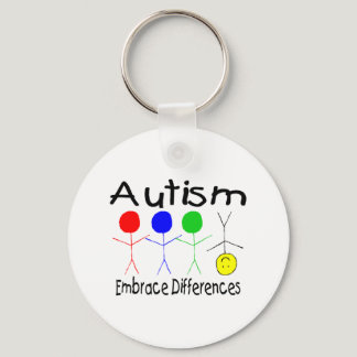 Autism Embrace Differences Keychain