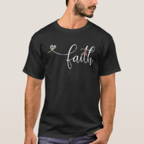 Autism Faith Cross Autism Autistic Autism Awarenes T-Shirt
