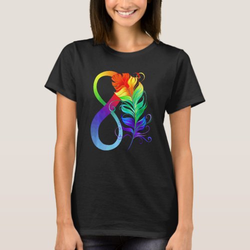 Autism Feather Awareness Month Autistic Support Mo T_Shirt
