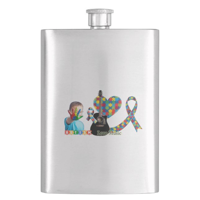 Autism Flask (Front)