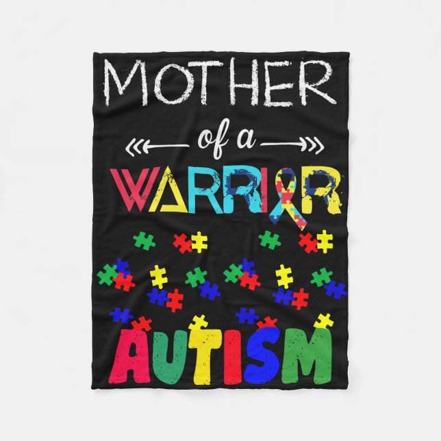 Autism - Fleece Blanket, 30"x40" (Front)