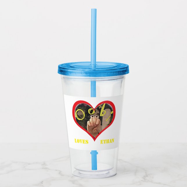 Autism for Ethan,  Acrylic Tumbler (Front)