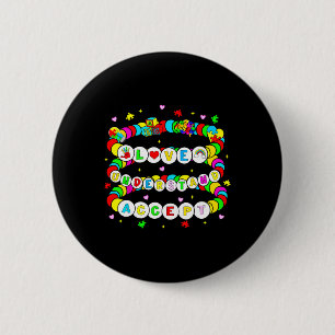 Autism Friendship Bracelet Love Accept Understand Button