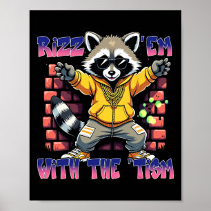 Autism Funny Rizz Em With The Tism Meme Autistic R Poster