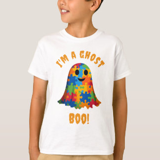 Autism ghost alternative Halloween costume. T-Shirt