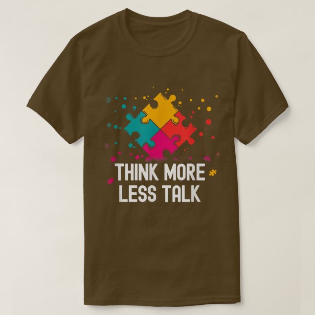 Autism Gifts For Men ADHD Awareness Women Adult As T-Shirt (Design Front)