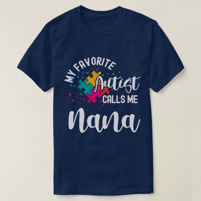 Autism Gifts For Men ADHD grandma Women Adult Aspi T-Shirt (Design Front)