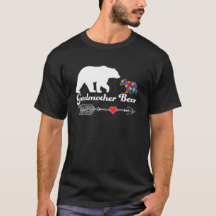 Autism Godmother Bear Autism Awareness Day Autisti T-Shirt