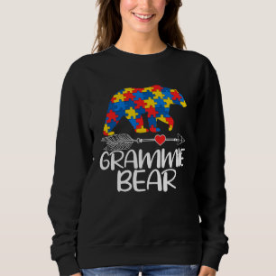 Autism Grammie Bear Autistic Support Autism Awaren Sweatshirt