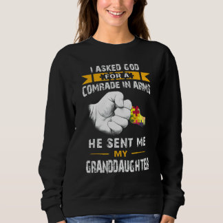 Autism Granddaughter Autism Awareness Men Women Gr Sweatshirt
