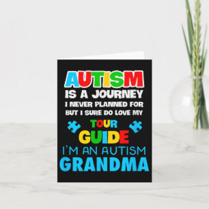 Autism Grandma Neurodivergent Spread Support Aware Card