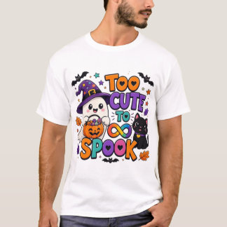 Autism Halloween T-Shirt – Too Cute to Spook, Cute