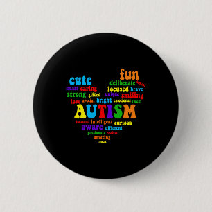 Autism Heart Autism Awareness Proud Autism Mom Gif Button